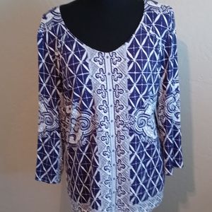 Chico's Long Sleeve Blouse